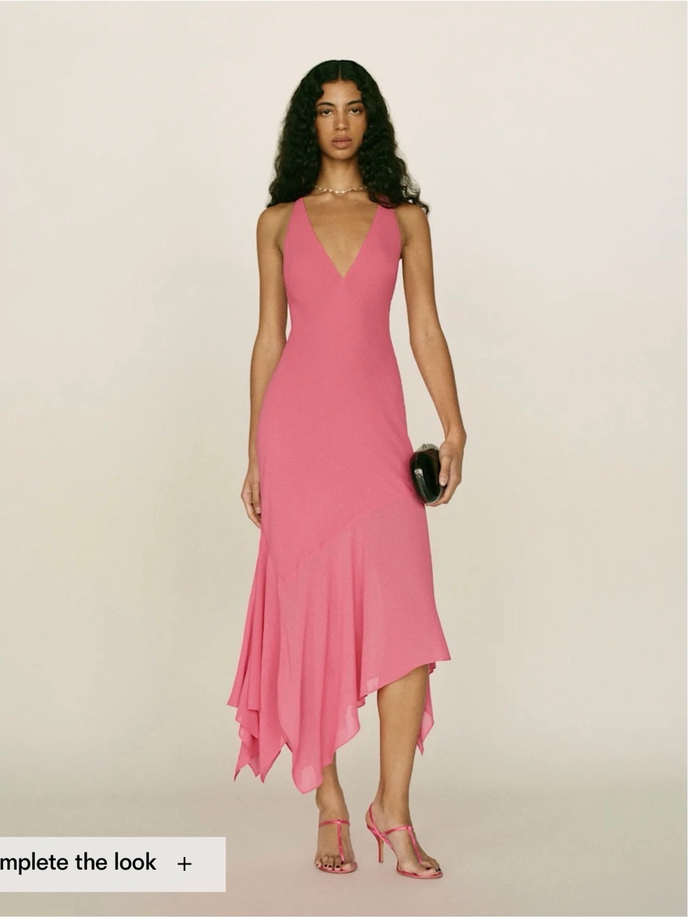 Reformation Marysia Dress in Pink